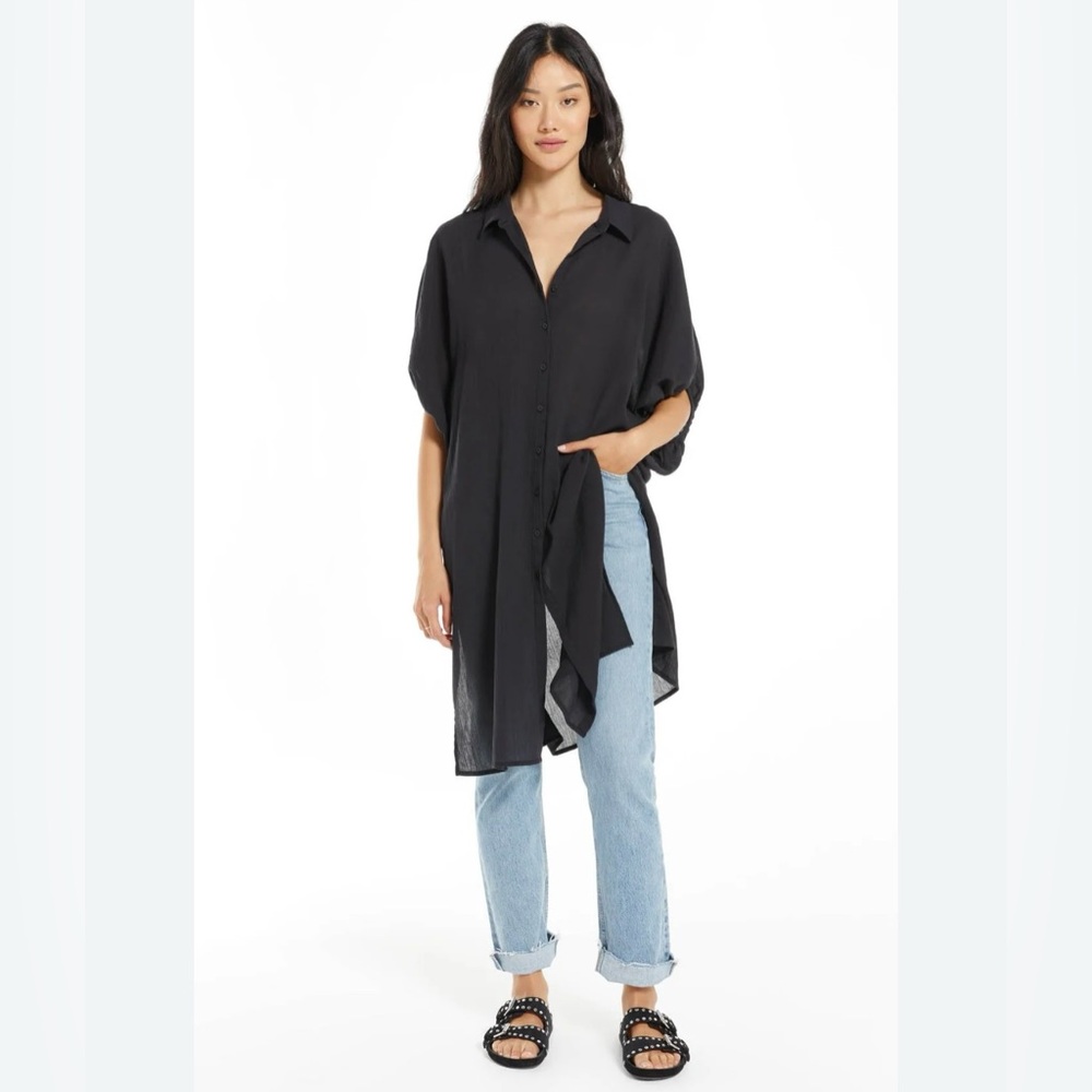 Z Supply Laina Gauze Maxi Cover Up